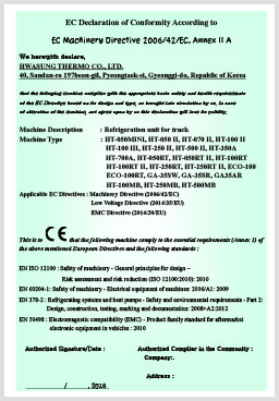 European Parliament and Council Machinery Directive (STANDARD TYPE) 2018